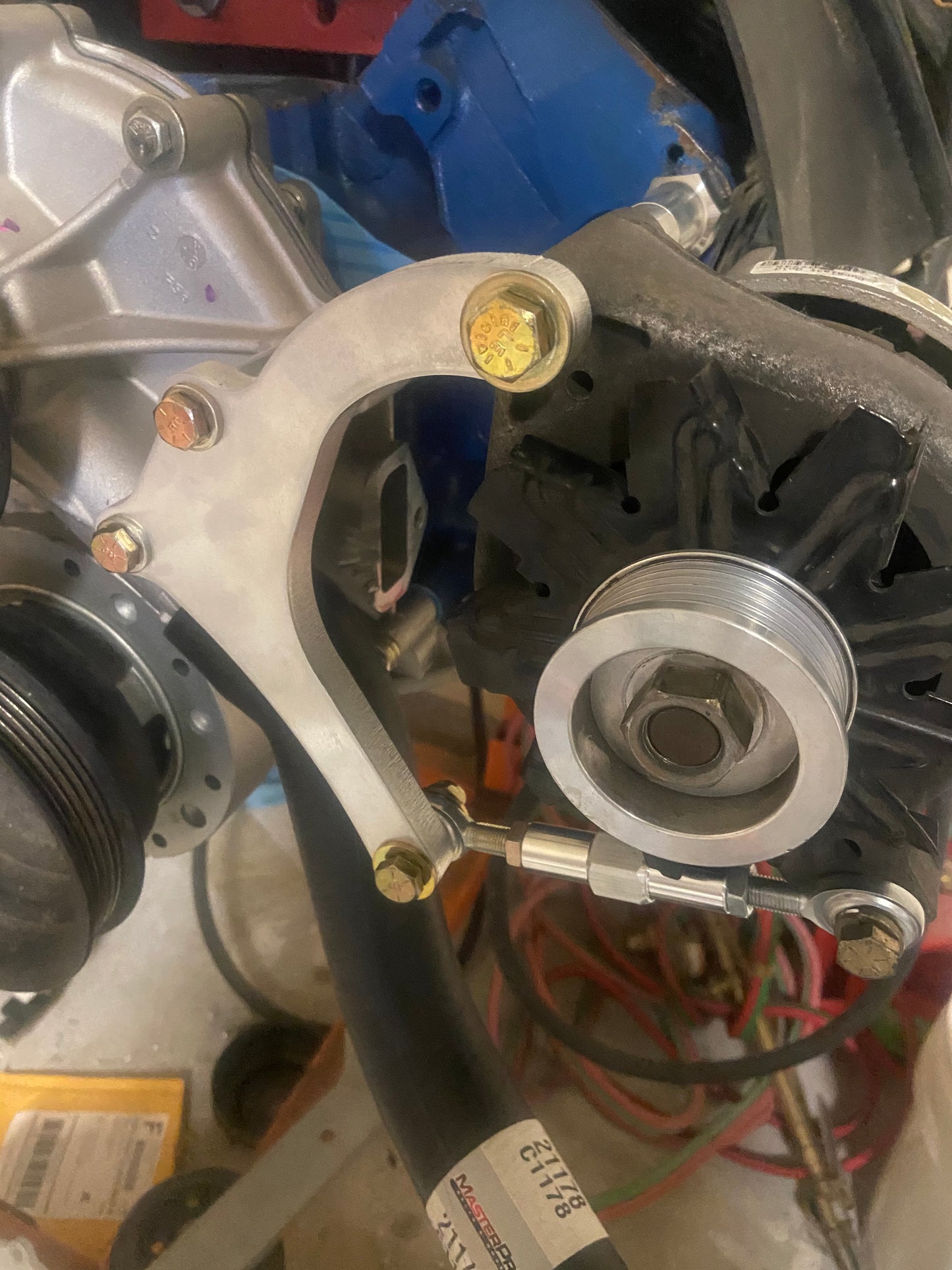 SBF 8.2/9.5 Deck Driver Side Alternator Mount Regular
