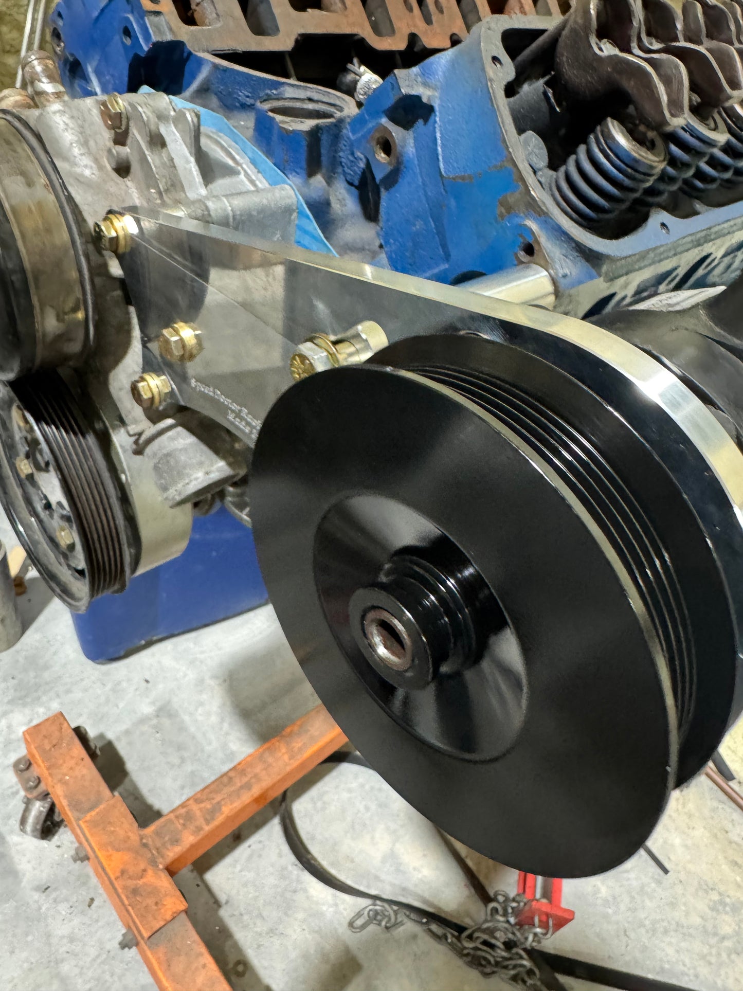 SN95/Explorer billet power steering mount