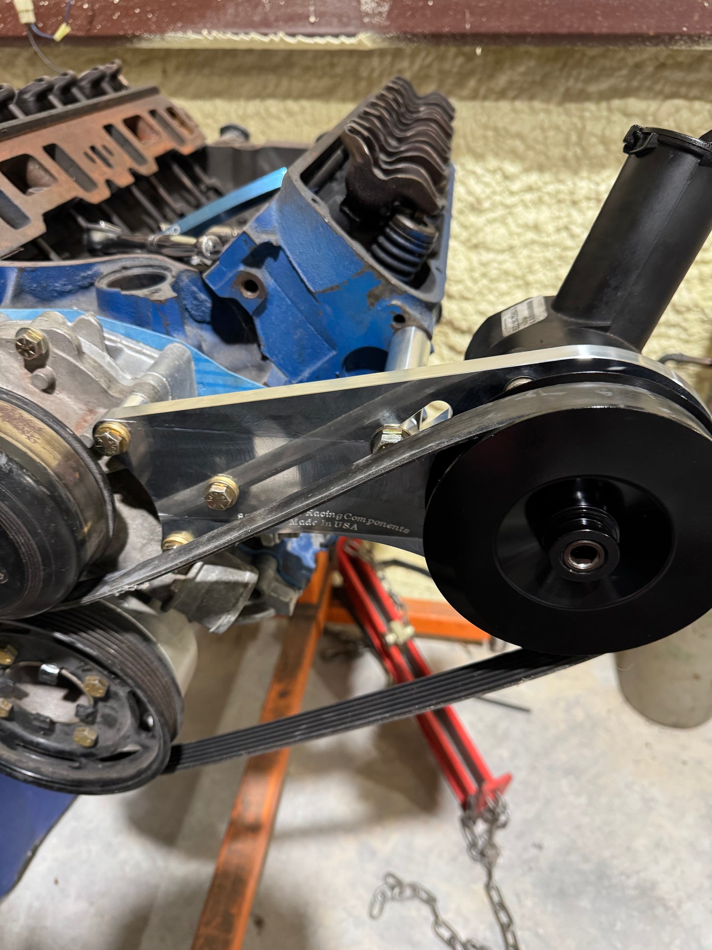 SN95/Explorer billet power steering mount