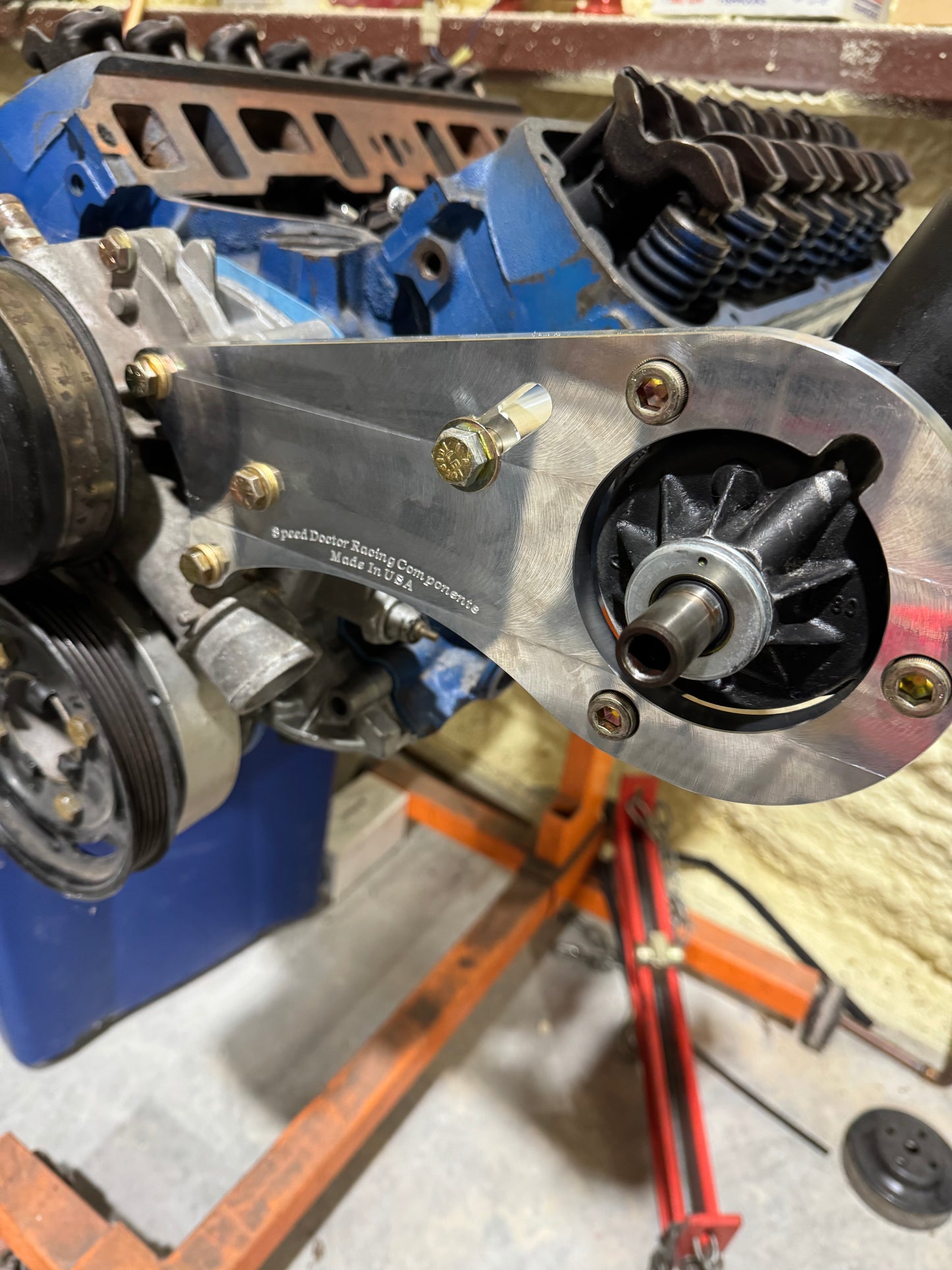 SN95/Explorer billet power steering mount