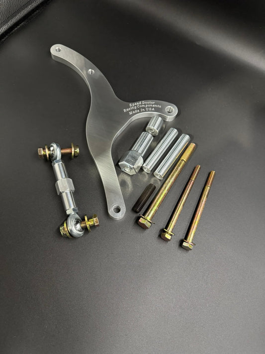 Aluminum sbf alternator bracket
