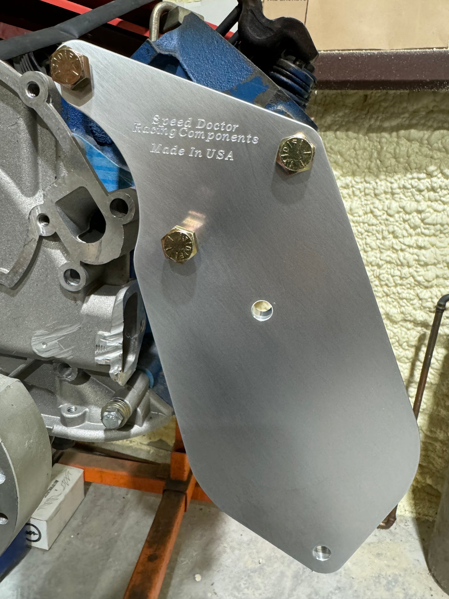 SBF aerospace components vacuum pump mount