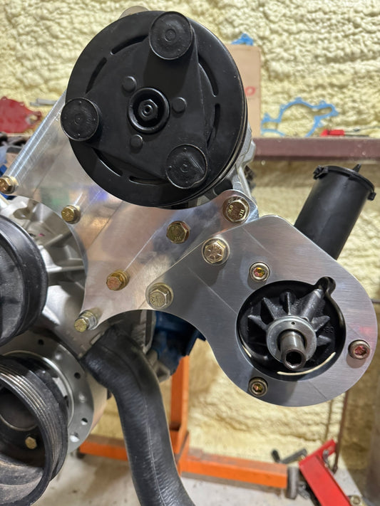 Foxbody Billet A/C and Power Steering Mount